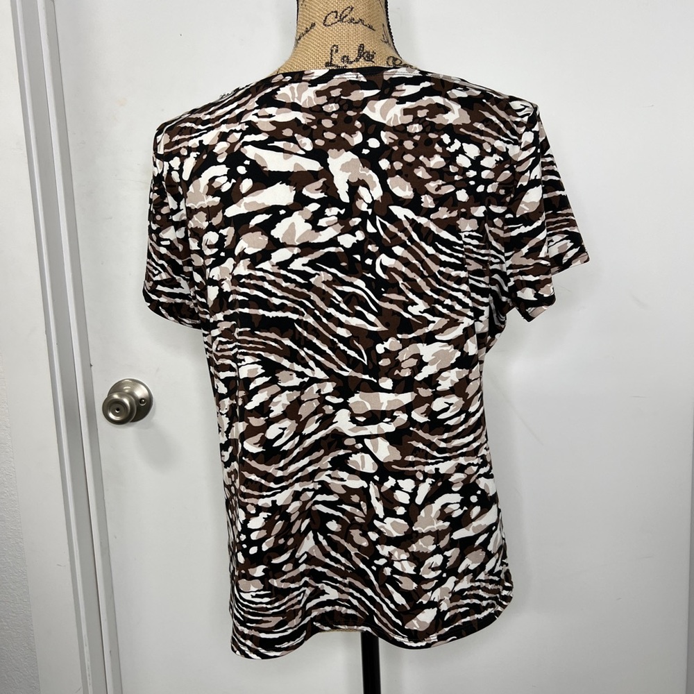 Notation Cammo Design Blouse, Size Large. - image 5
